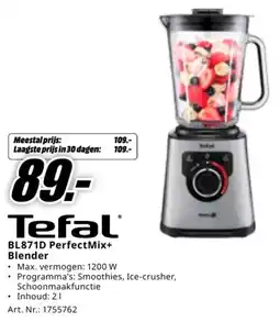 MediaMarkt Tefal BL871D PerfectMix + Blender aanbieding