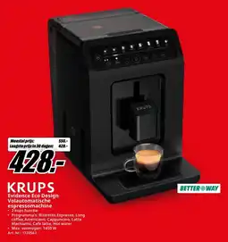 MediaMarkt Krups Evidence Eco Design Volautomatische espressomachine aanbieding