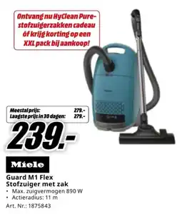 MediaMarkt Miele Guard M1 Flex Stofzuiger met zak aanbieding
