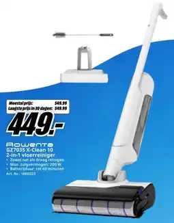 MediaMarkt Rowenta GZ7035 X-Clean 10 2-in-1 vloerreiniger aanbieding