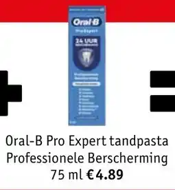 Kruidvat Oral-B Pro Expert tandpasta Professionele Berscherming aanbieding