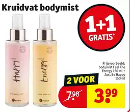 Kruidvat Kruidvat bodymist aanbieding