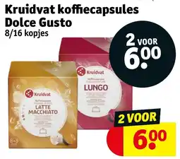 Kruidvat Kruidvat koffiecapsules Dolce Gusto aanbieding