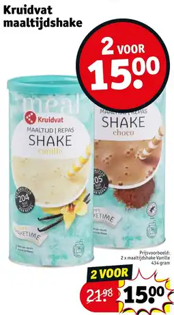 Kruidvat Kruidvat maaltijdshake aanbieding