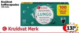 Kruidvat Kruidvat koffiecapsules aanbieding