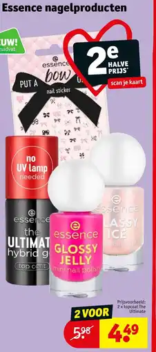 Kruidvat Essence nagelproducten aanbieding
