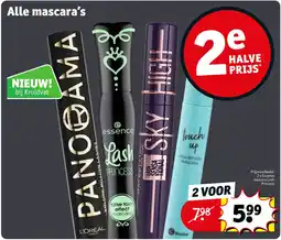 Kruidvat Alle mascara's aanbieding