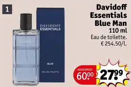 Kruidvat Davidoff Essentials Blue Man aanbieding
