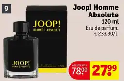 Kruidvat Joop Homme Absolute aanbieding