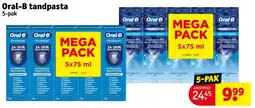 Kruidvat Oral-B tandpasta aanbieding