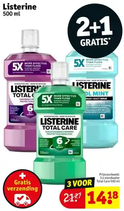 Kruidvat Listerine aanbieding