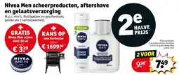 Kruidvat Nivea Men scheerproducten, aftershave en gelaatsverzorging aanbieding
