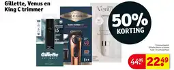 Kruidvat Gillette, Venus en King C trimmer aanbieding