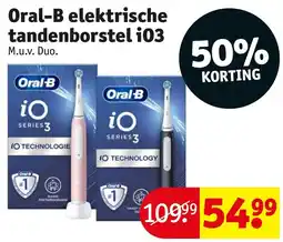 Kruidvat Oral-B elektrische tandenborstel i03 aanbieding
