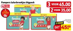 Kruidvat Pampers luierbroekjes bigpack aanbieding