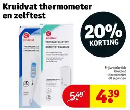 Kruidvat Kruidvat thermometer en zelftest aanbieding