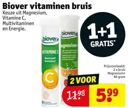 Kruidvat Biover vitaminen bruis aanbieding