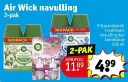 Kruidvat Air Wick navulling aanbieding
