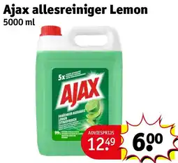 Kruidvat Ajax allesreiniger Lemon aanbieding
