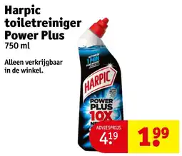 Kruidvat Harpic toiletreiniger Power Plus aanbieding
