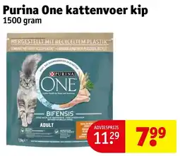 Kruidvat Purina One kattenvoer kip aanbieding