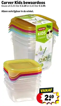 Kruidvat Curver Kids bewaardoos aanbieding