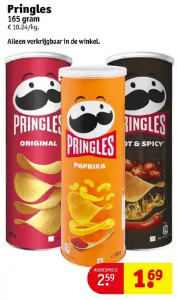 Kruidvat Pringles aanbieding