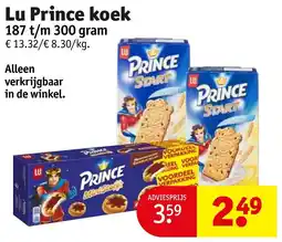 Kruidvat Lu Prince koek aanbieding