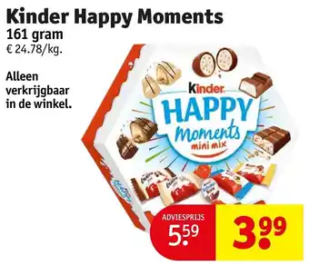 Kruidvat Kinder Happy Moments aanbieding