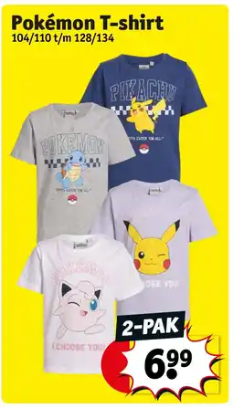 Kruidvat Pokémon T-shirt aanbieding