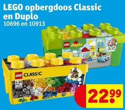 Kruidvat LEGO opbergdoos Classic en Duplo aanbieding