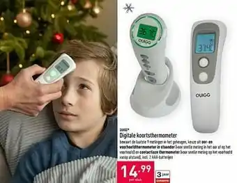 ALDI Quigg digitale koortsthermometer aanbieding