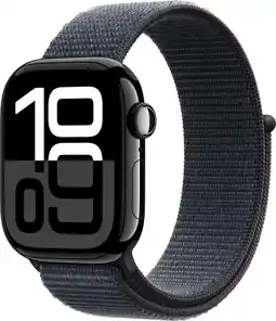 Coolblue Apple Watch Series 10 4G 42mm Zwart Sport Loop aanbieding