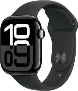 Coolblue Apple Watch Series 10 42mm Zwart Sportband S/M aanbieding
