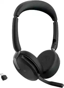Coolblue Jabra Evolve2 65 Flex USB C MS Draadloze Office Headset aanbieding