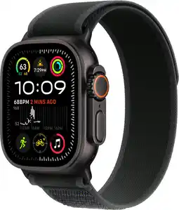 Coolblue Apple Watch Ultra 2 4G 49mm Zwart Trail Band Zwart M/L aanbieding