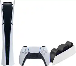 Coolblue PlayStation 5 Slim Digital Edition + BlueBuilt Station de Charge aanbieding