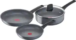 Coolblue Tefal Healthy Chef Set de Poêles à Frire 24 + 28 cm + Poêle Paysanne 24 cm + Couvercle aanbieding