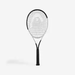 Decathlon Tennisracket voor volwassenen Auxetic Speed Team MP zwart wit 2024 300 g aanbieding