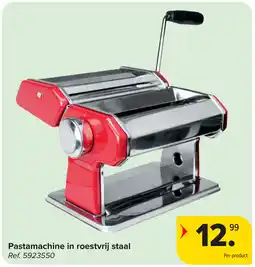 Carrefour Pastamachine in roestvrij staal aanbieding