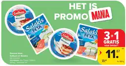 Carrefour Gamma kaas Galbani en Salakis aanbieding