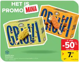 Carrefour IJssticks Gruvi Sammontana aanbieding