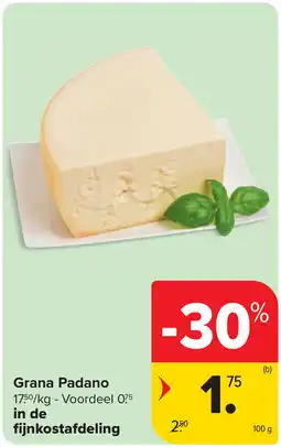 Carrefour Grana Padano aanbieding