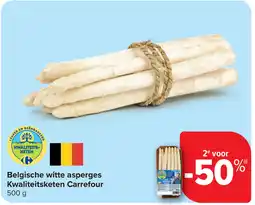 Carrefour Belgische witte asperges Kwaliteitsketen Carrefour aanbieding