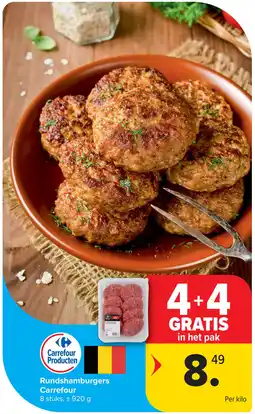 Carrefour Rundshamburgers Carrefour aanbieding