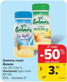 Carrefour Gamma room Balade aanbieding