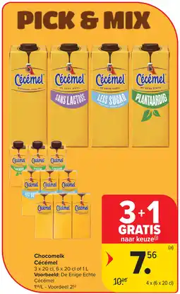 Carrefour Chocomelk Cécémel aanbieding