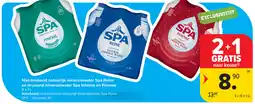 Carrefour Niet-bruisend natuurlijk mineraalwater Spa Reine en bruisend mineraalwater Spa Intense en Finesse aanbieding
