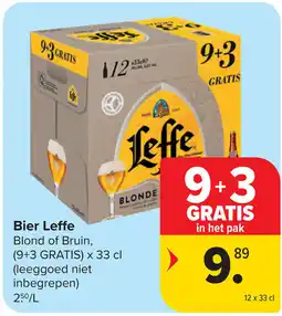 Carrefour Bier Leffe aanbieding