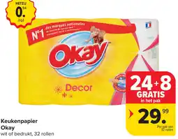 Carrefour Keukenpapier Okay aanbieding